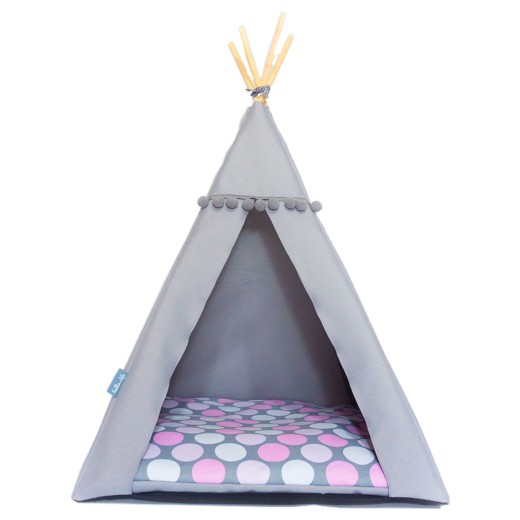 Teepee namelis-palapinė – Pink Dots
